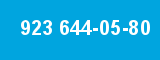 923 644-05-80